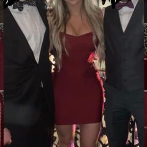 Sexy Red Bandage Dress